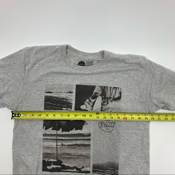 O’Neill Men’s Short Sleeve Logo Tee Gray Size M - Picture 4 of 6